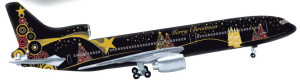 Staré, no teraz vianočne nové: Vianočné lietadlo 2015 – trojprúdový Lockheed L-1011 TriStar (HERPA Wings, M 1:500)